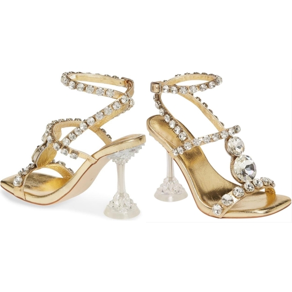 Rare Jeffrey Campbell hold crystal heels - Picture 3 of 7